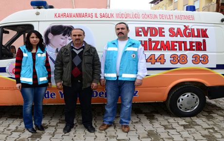 126 HASTAYA EVDE SAĞLIK HİZMETİ VERİLDİ