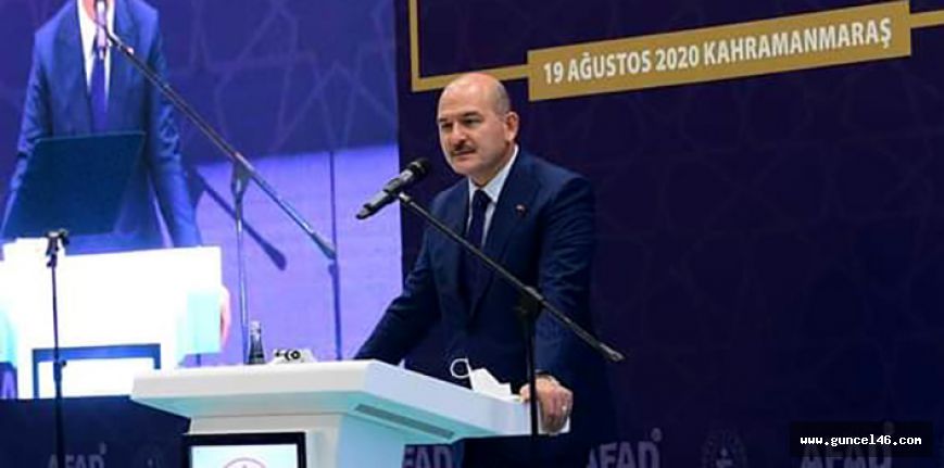 İçişleri Bakanı Soylu'dan Kahramanmaraş'a arama kurtarma birliği müjdesi