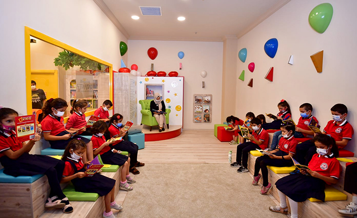 Türkiye’nin ilk AVM çocuk kütüphanesi SANKO Park’ta açıldı