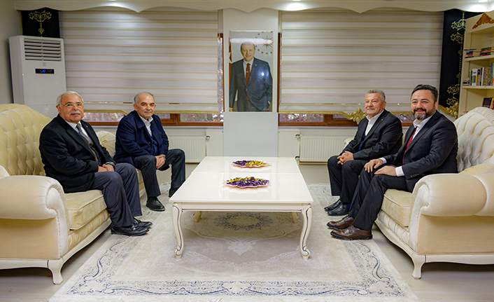 KMTB Başkanı Narlı’dan Elbistan Belediye Başkanı Gürbüz’e ziyaret