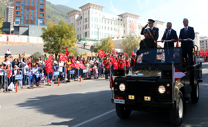 Kahramanmaraş’ta 29 Ekim Cumhuriyet Bayramı coşkuyla kutlandı