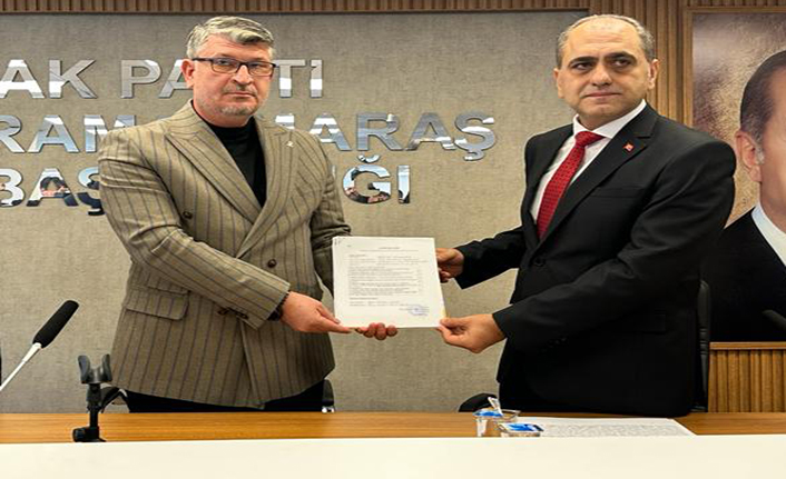 Kocaoğlu, Dulkadiroğlu Belediye Başkanlığı aday adayı başvurusunu yaptı
