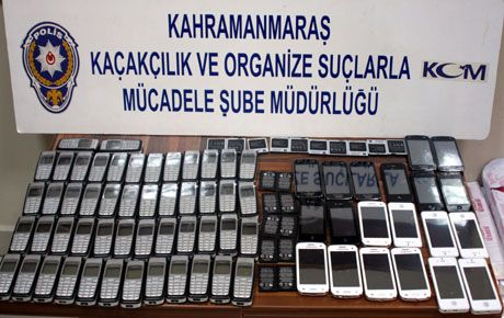 219 ADET KAÇAK TELEFON ELE GEÇİRİLDİ