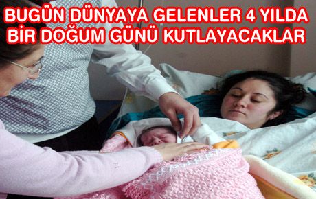 4 YILDA BİR DOĞUM GÜNÜ