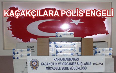 8 BİN 400 PAKET KAÇAK SİGARA ELE GEÇİRİLDİ