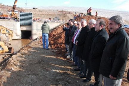 ADATEPE BARAJINDA SU TUTULMAYA BAŞLANDI