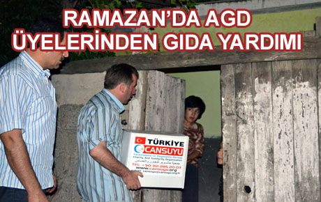 AGD’DEN GIDA YARDIMI