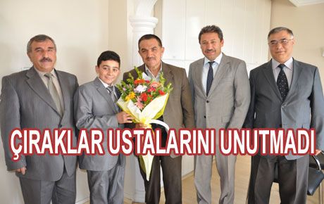 ÇIRAKLARDAN USTALARA ÇİCEK