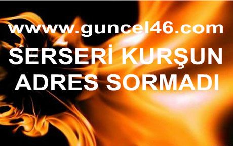 EVİNE GİDERKEN SERSERİ KURŞUNLA YARALANDI