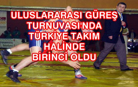 GÜREŞ’TE TÜRKİYE TAKIM HALİNDE BİRİNCİ OLDU