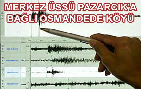 KAHRAMANMARAŞ’TA DEPREM