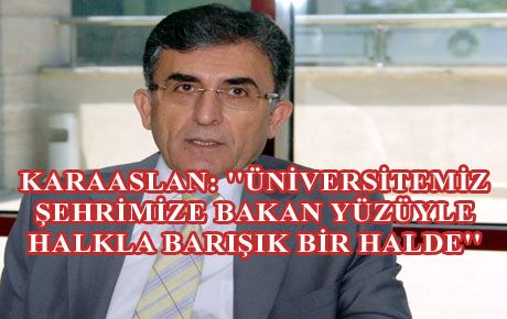 KSÜ REKTÖRÜ KARAASLAN BASINLA BİR ARAYA GELDİ