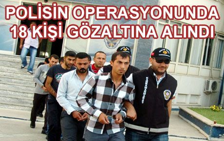 POLİSTEN ASAYİŞ OPERASYONU