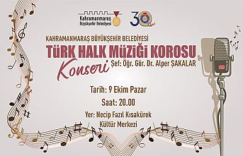 Büyükşehir’in Türk Halk Müziği korosu müzikseverlerle buluşacak