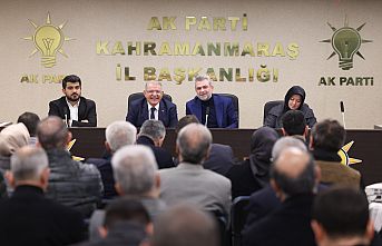 Mahçiçek, AK Parti teşkilatına 8 yıllık yatırım ve projeler ile hedefleri anlattı
