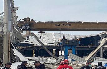 Kahramanmaraş’ta bir fabrika göçtü: 1 ölü 3 yaralı