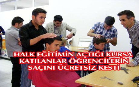 ÜCRETSİZ SAÇ KESİMİ 