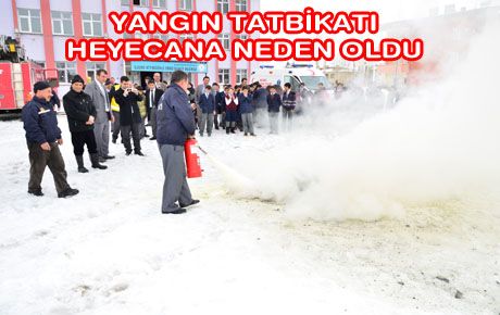 YANGIN TATBİKATI GERÇEĞİ ARATMADI