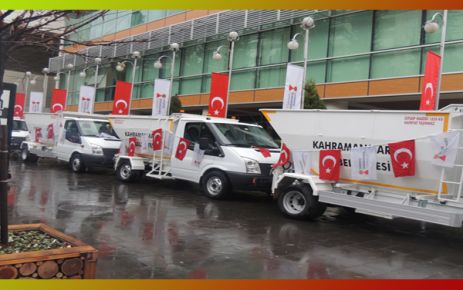 YENİ KAMYONLAR HİZMETE BAŞLADI