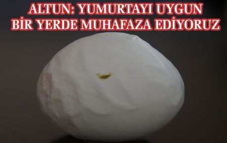  YUMURTADA ARAPÇA ‘ALLAH’ YAZISI  