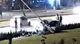 Kahramanmaraş'ta zincirleme trafik kazası güvenlik kamerası yansıdı