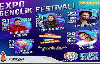 Kahramanmaraş, EXPO 2023 Gençlik Festivali ile konsere...