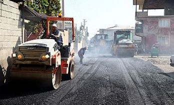 Dulkadiroğlu’ndan İstasyon Mahallesi’nde asfalt çalışması