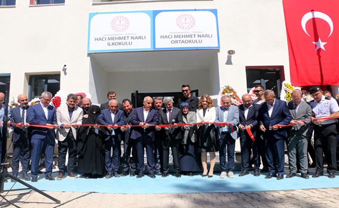 Hacı Mehmet Narlı İlkokulu ve Ortaokulu açıldı