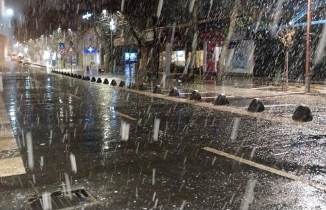 Kahramanmaraş’ta 2023 yılının ilk kar yağışı şubat ayında 